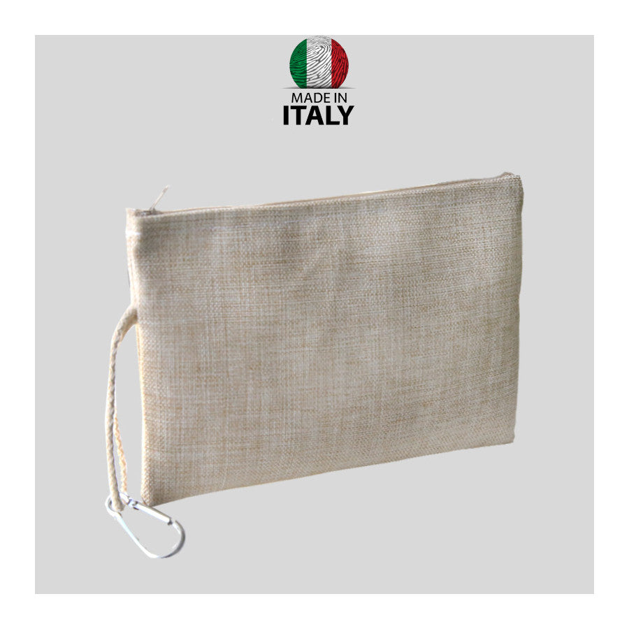 POCCHETTE IN JUTA PERSONALIZZABILE