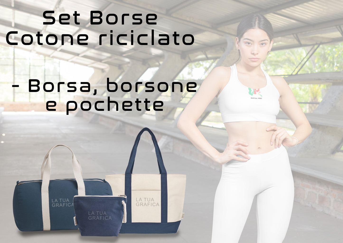 SET IN COTONE RICICLATO 3 PZ ♻️