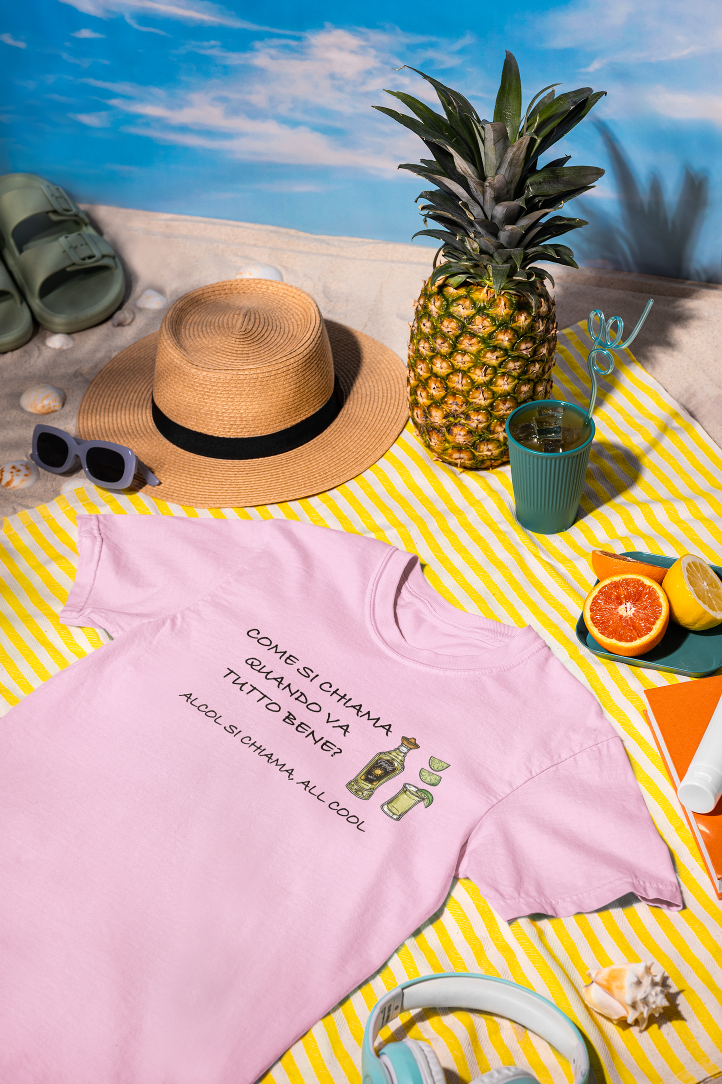 T-shirt cocktail vibes