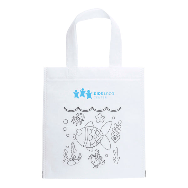 Borsa bimbo (tessuto non tessuto) da colorare