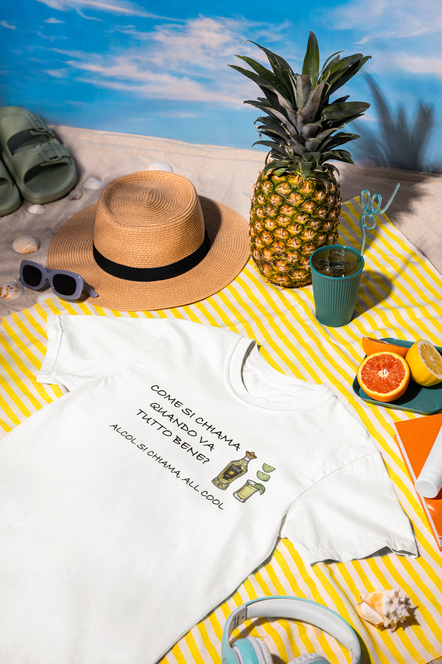T-shirt cocktail vibes
